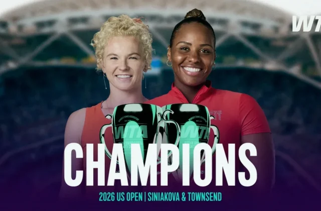 Siniakova and Townsend Rally to Claim US Open Doubles Crown