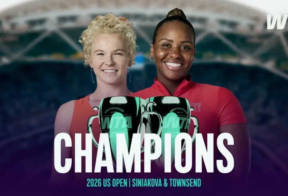 Siniakova and Townsend Rally to Claim US Open Doubles Crown