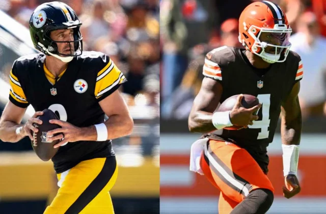 Steelers-Browns Clash for Sole Possession of AFC North Lead