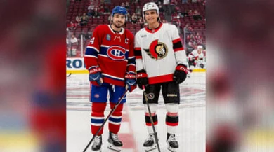 Suzuki Brothers Share First NHL Faceoff at Bell Centre