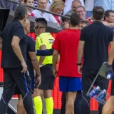 Atlético and Real Madrid See Red After Fiery Derby First Half