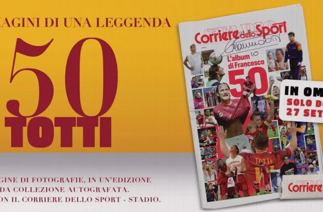 Francesco Totti Celebrated in Special Photo Book for His 50th Birthday