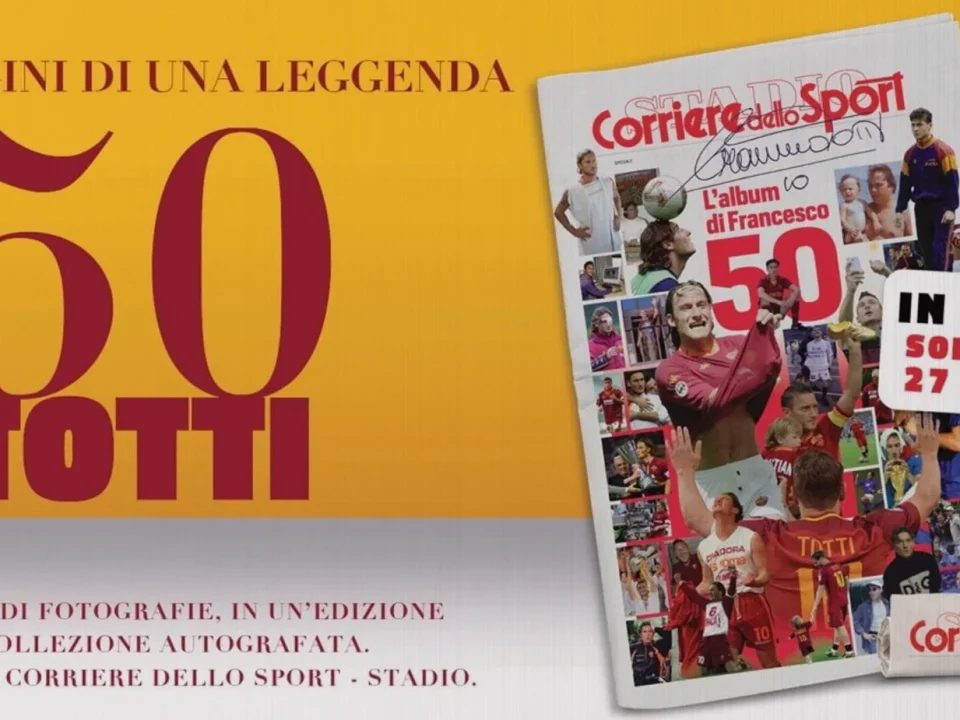 Francesco Totti Celebrated in Special Photo Book for His 50th Birthday