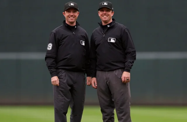Twin Umpires Austin and Tyler Jones Debut Together on MLB Crew