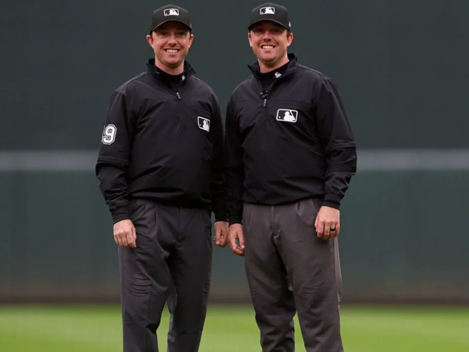 Twin Umpires Austin and Tyler Jones Debut Together on MLB Crew