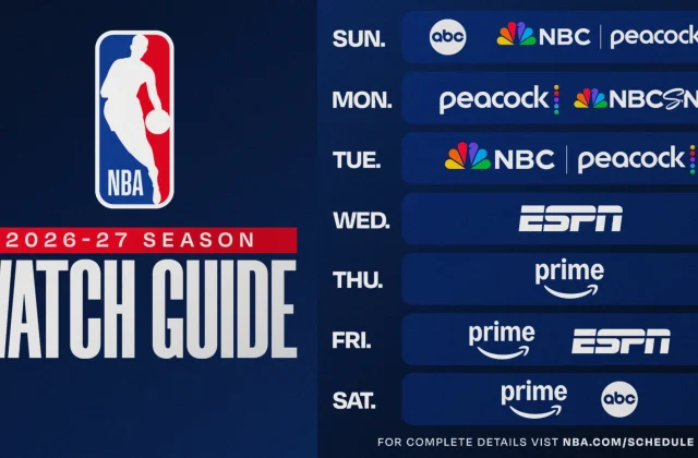 NBA 2026-27 TV Schedule: Where to Watch Every National Game