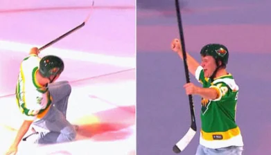 Colin Wins Minnesota Wild Season Tickets With Center-Ice Shot