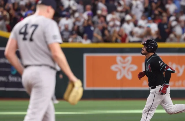 Yankees Fall to Diamondbacks, Trail Rays by Six Games in AL East