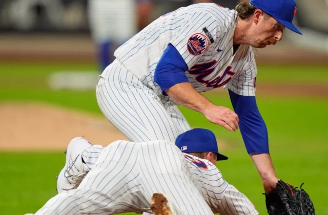 Jared Young Carted Off After Collision With Mets’ Nolan McLean