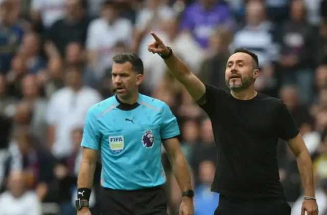 De Zerbi Questions Spurs Players After Aston Villa Defeat