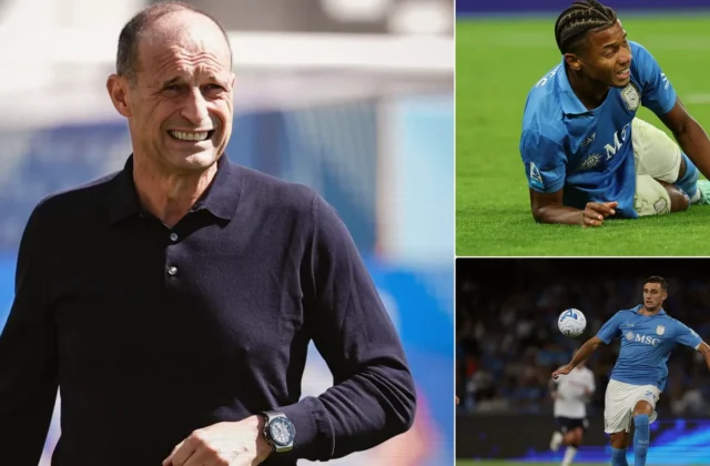 Neres Injury Forces Allegri to Reshuffle Napoli for Busy Run