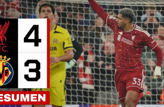 Liverpool Rally from Two Down to Edge Villarreal in Seven-Goal Thriller