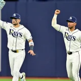 Victor Mesa Jr. Catches Jones Fly After Tropicana Field Catwalk Hit