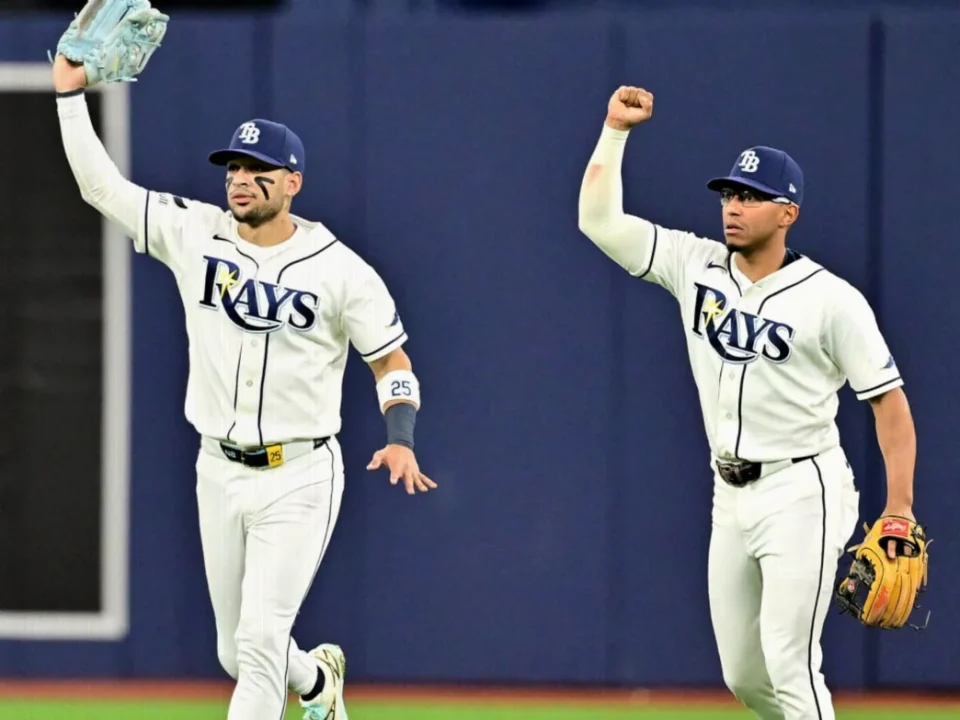 Victor Mesa Jr. Catches Jones Fly After Tropicana Field Catwalk Hit