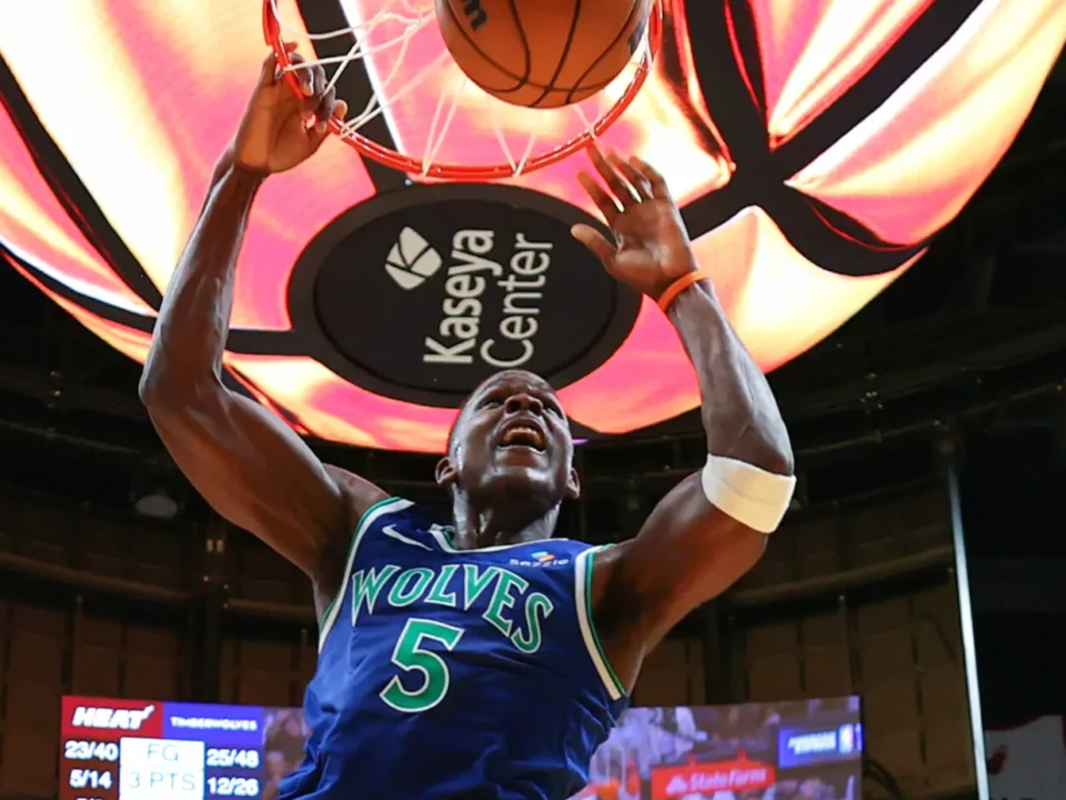 Anthony Edwards Hits 45 as Timberwolves Rout Heat in Opener