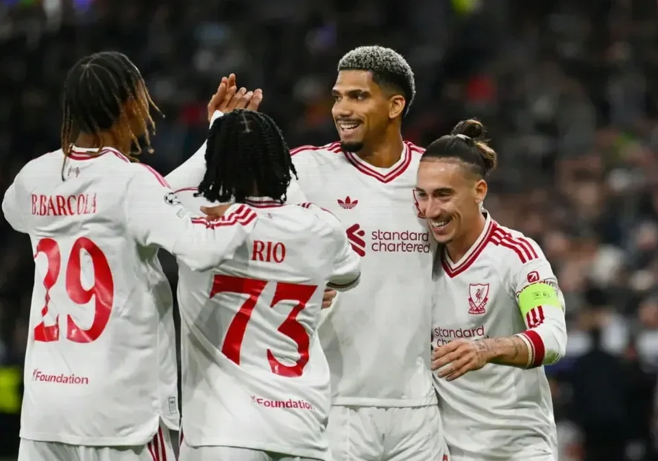 Ronald Araujo Scores First Liverpool Goal in LASK Champions League Win