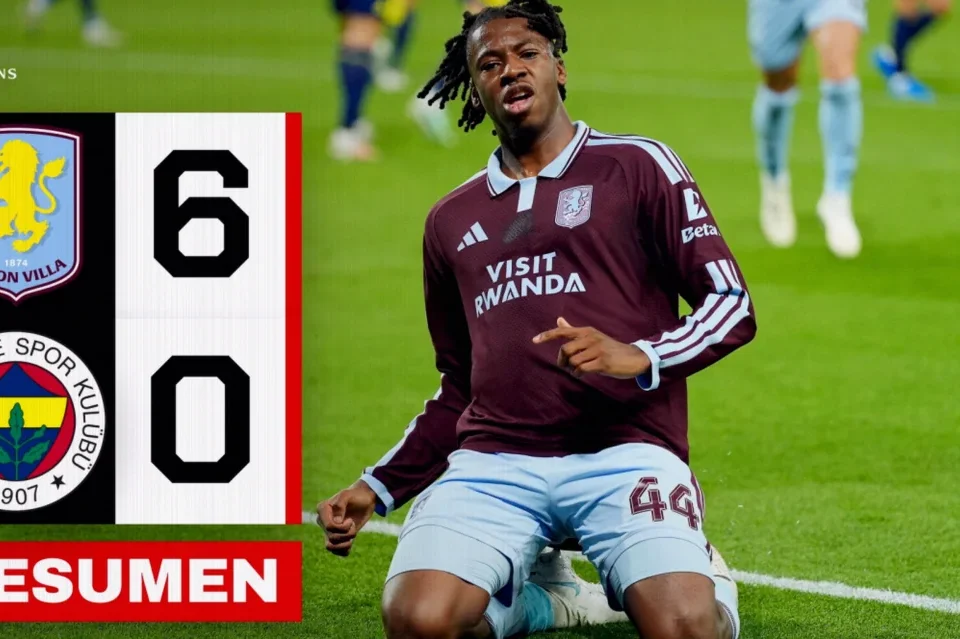 Aston Villa Crush Fenerbahçe 6-0 in Champions League Statement