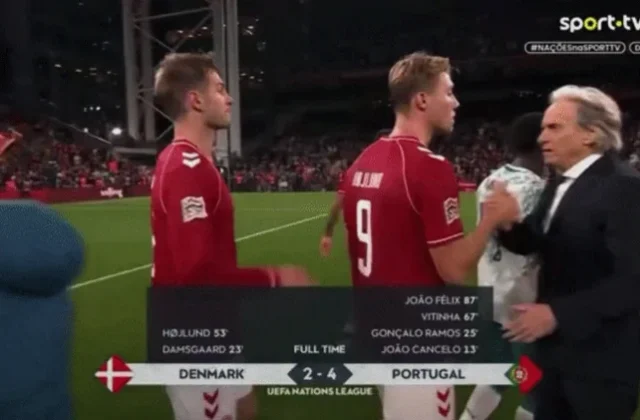 Hojlund Explains Jorge Jesus Clash After Denmark vs Portugal