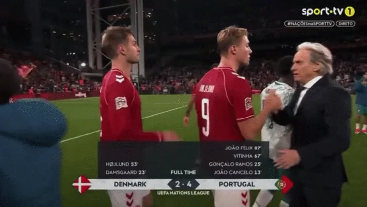 Hojlund Explains Jorge Jesus Clash After Denmark vs Portugal
