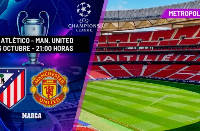 Atlético Madrid vs Manchester United: Champions League Kick-off Time and TV Info