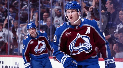MacKinnon, Lehkonen Power Avalanche to 8-4 Opening-Night Win