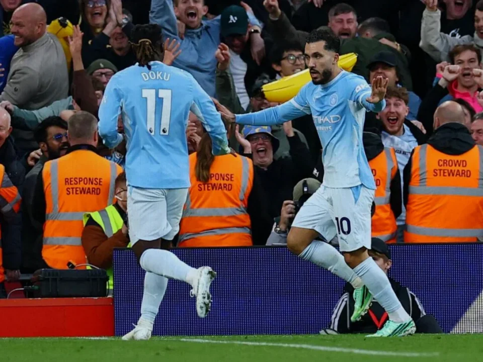 Former Lyon Star Rayan Cherki Scores in Manchester City Rout of Liverpool