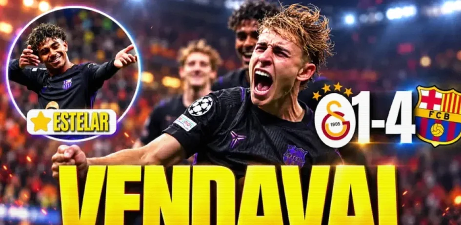 Barcelona Roar Back to Crush Galatasaray 4-1 in Istanbul