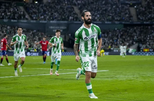 Isco Brace Fires Real Betis Back Into La Liga’s Top Three