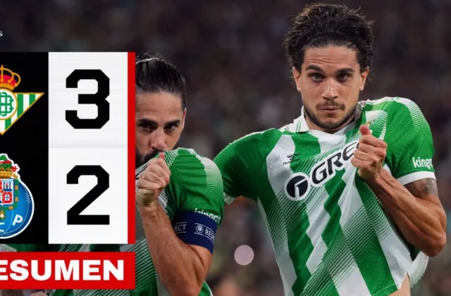 Real Betis Fight Back to Beat Porto and Stay Perfect in Champions League