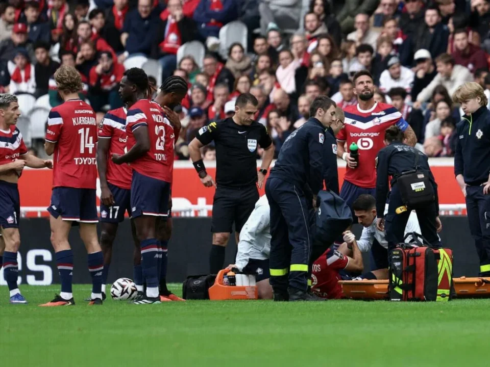 Tiago Santos Suffers Fresh Left-Knee Scare in Lille Win Over Le Havre