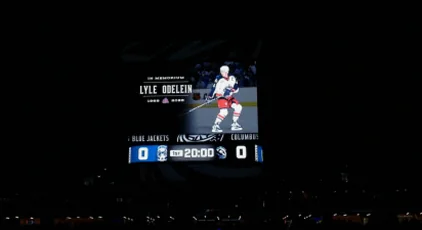 Blue Jackets Pay Tribute to Late First Captain Lyle Odelein