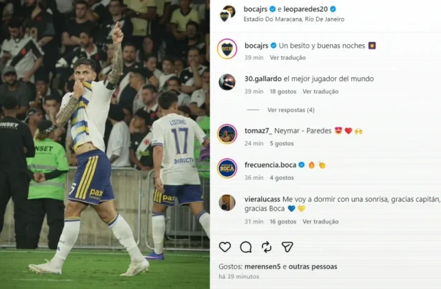 Paredes Stars as Boca Beat Vasco and Delivers Social Media Swipe