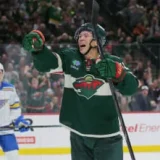 Matt Boldy’s Hat Trick Powers Wild Past Blues in 5-4 Thriller