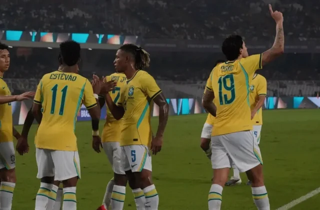 Brazil Beat India 4-0 to End Asian Tour on a High