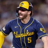 Brewers’ Power Surge Has Dodgers on the Brink in NLCS
