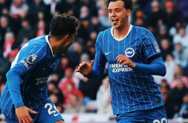 Brighton Move Into Third After 2-0 Win at Sunderland