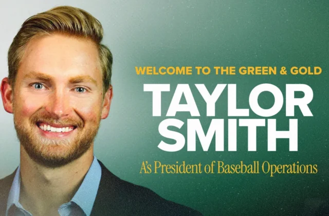 Taylor Smith Named Athletics President of Baseball Operations