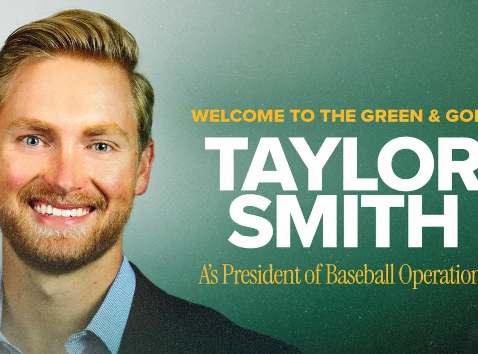 Taylor Smith Named Athletics President of Baseball Operations