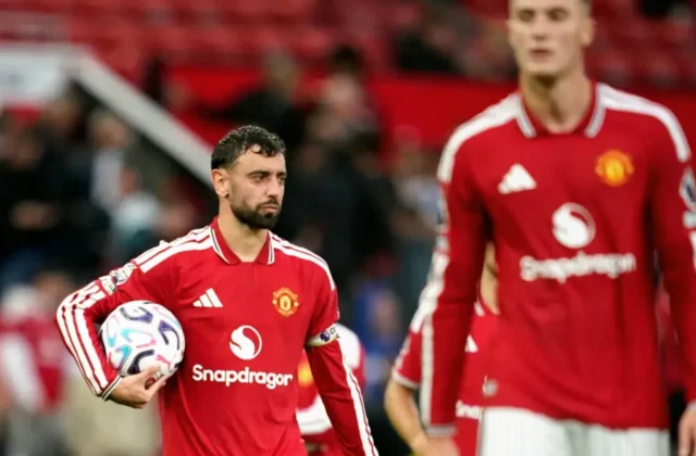 Bruno Fernandes Frustrated as Manchester United’s Winless Run Grows