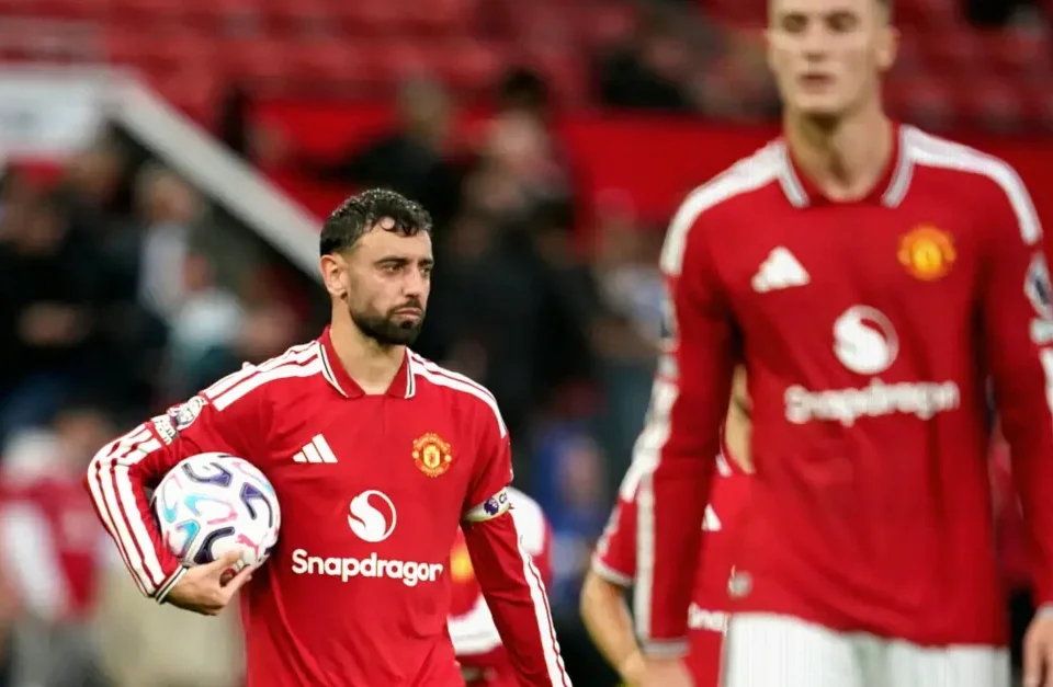 Bruno Fernandes Frustrated as Manchester United’s Winless Run Grows
