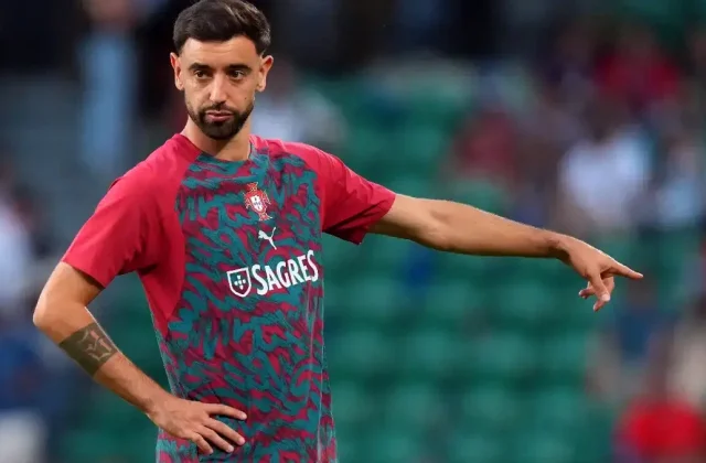 Bruno Fernandes to Captain Portugal Against Denmark in Nations League