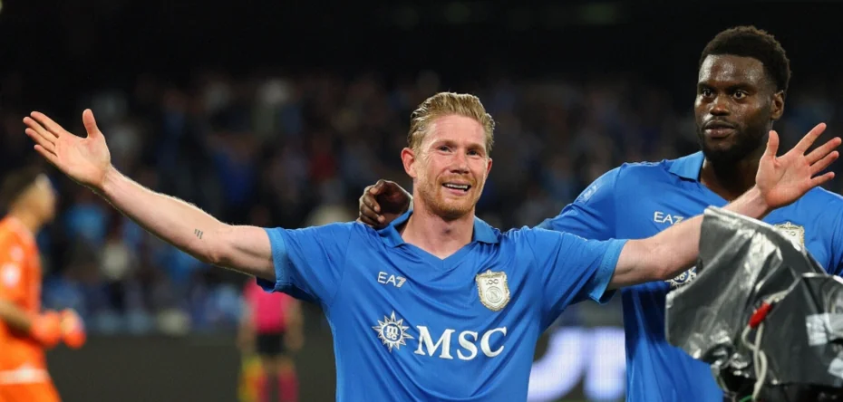 Allegri’s New Role Helps De Bruyne Shine in Napoli’s Win Over Frosinone