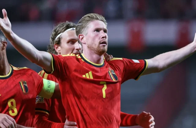 De Bruyne Hits Double for Belgium Ahead of Napoli Return