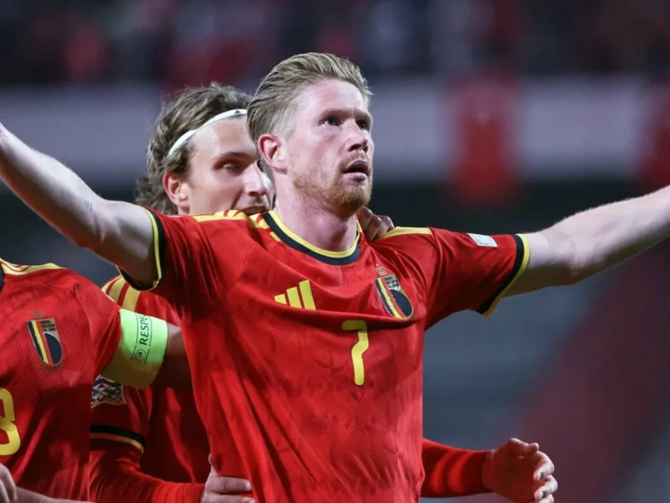 De Bruyne Hits Double for Belgium Ahead of Napoli Return