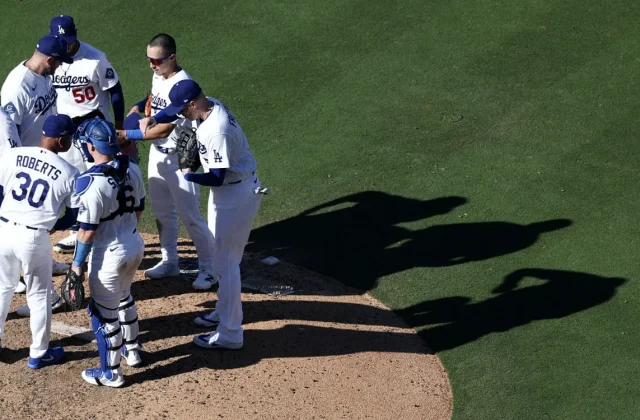 Dodgers Hold Off Braves in NLDS Opener as Phillips Secures Final Out