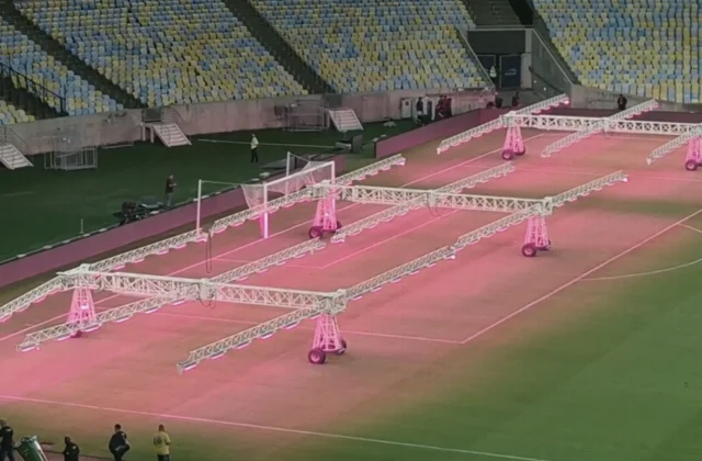 Maracanã Pitch Undergoes LED Light Treatment After Fluminense Match