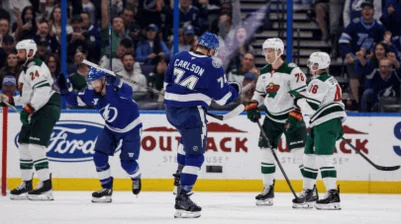 John Carlson’s Two Goals Lift Lightning Past Wild 3-2