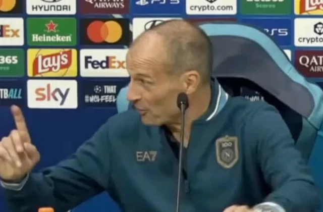 Allegri Shares Light-Hearted Exchange with Pellegatti Before Bodo/Glimt