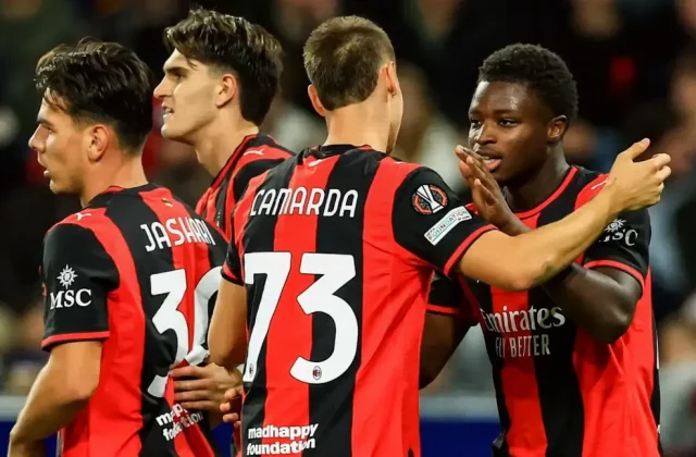 Alphadjo Cissé Hat-Trick Powers Milan to 4-0 Win at Salzburg