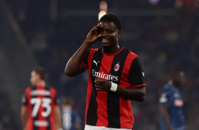 Alphadjo Cisse Sets Italian European Hat-Trick Record in Milan Win